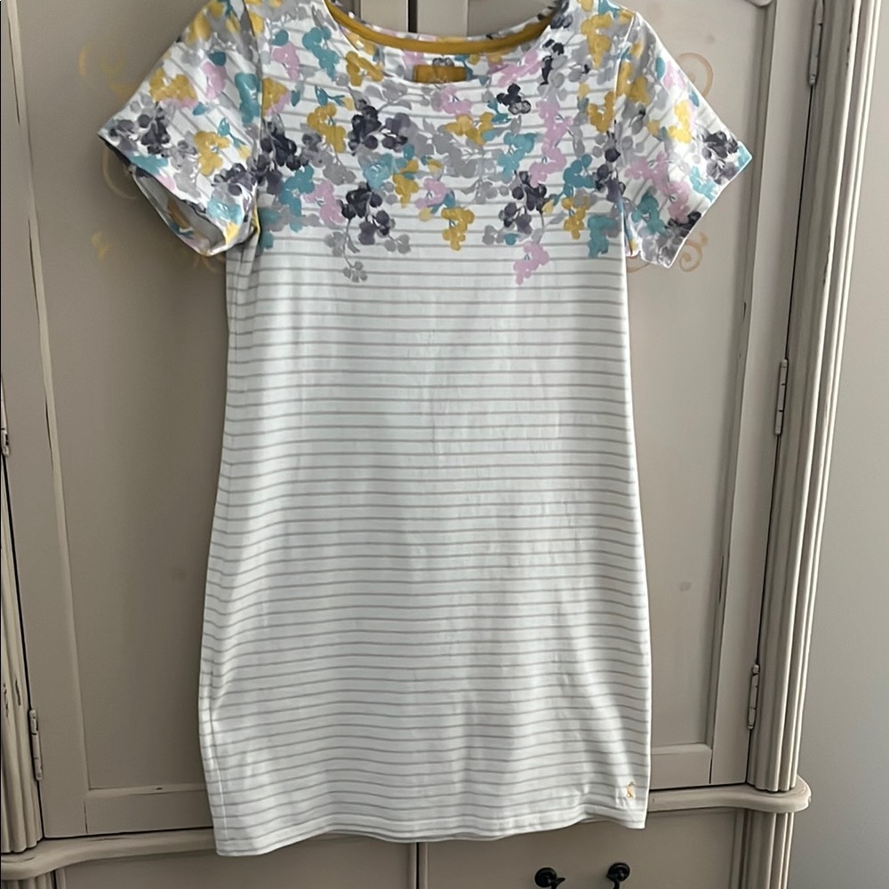 Joules Floral Striped Top